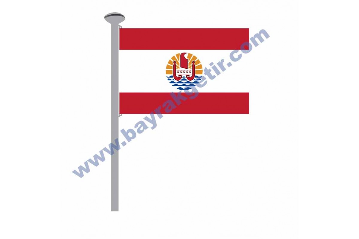 FRENCH POLYNESİA GÖNDER BAYRAK 50x75 ( EBAT SEÇİNİZ )